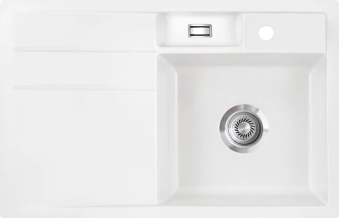 systemceram Bela 78 F Einbau Becken rechts polar