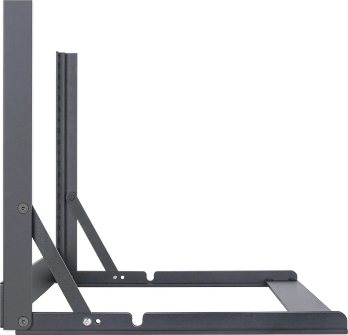 SilverStone 19" Open Frame Rack, RK06U-OF 6HE, Universalgestell, schwarz, 330mm tief