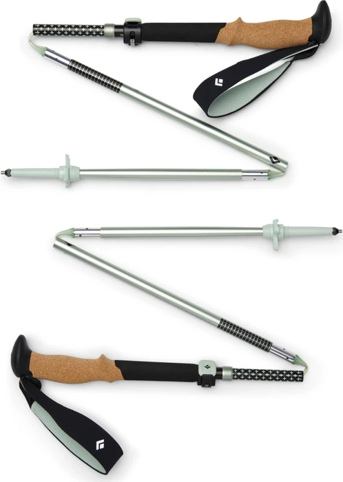 Black Diamond Pursuit FLZ Trekkingstöcke black/foam green