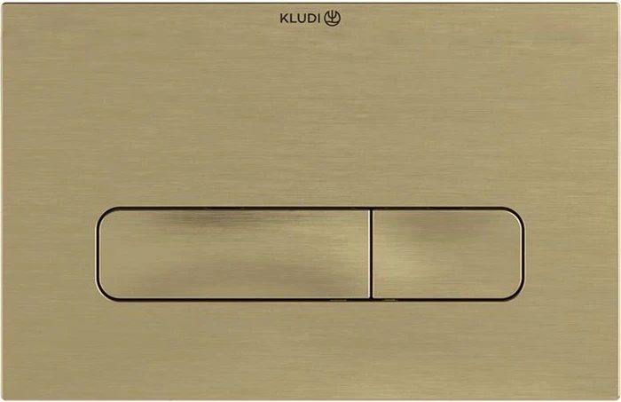 Kludi Betätigungsplatte eckig 236x152mm brushed gold