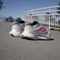 adidas Adizero Boston 12 dash grey/lucid red/lucid lemon (Damen) Vorschaubild