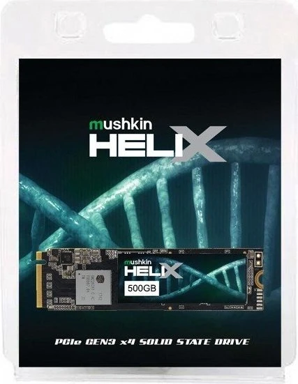 Mushkin Helix-L 500GB, M.2 2280 / M-Key / PCIe 3.0 x4