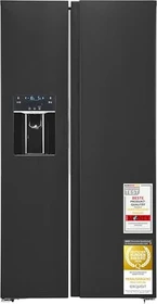 Exquisit SBS5520-CF-040E Side-by-Side inox-look az