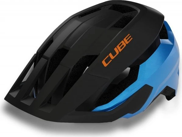 Cube Stray Helm blau/grau