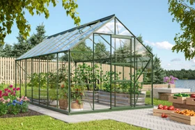 Vitavia Merkur 11500 ESG 3mm Gewächshaus smaragd