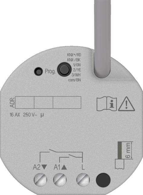 Jung KNX Schalt-/Jalousieaktor 2-fach/1-fach, UP, Schaltaktor