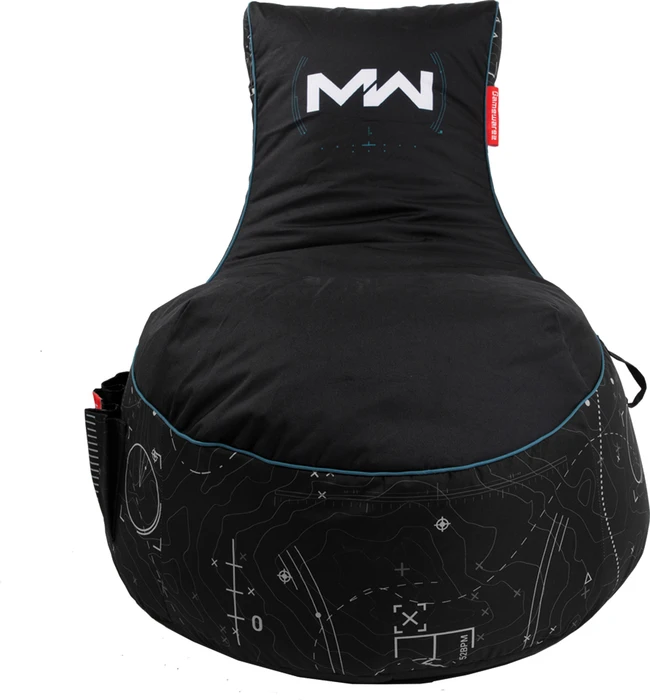 Gamewarez Gaming Sitzsack Classic Call of Duty Modern Warfare Vizor, schwarz