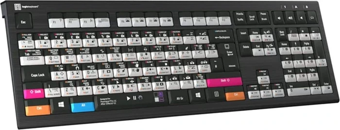 LogicKeyboard Astra 2 Adobe Filmmaker PC, USB, FR