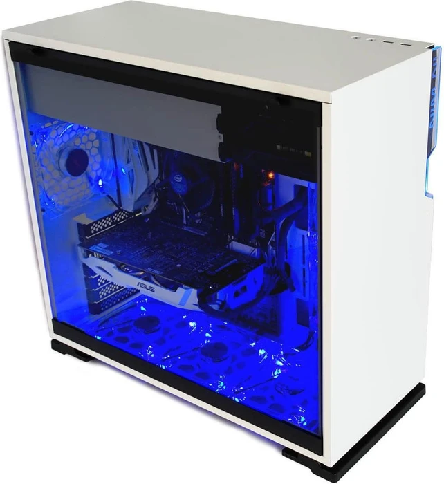 In Win 101, weiß, Glasfenster