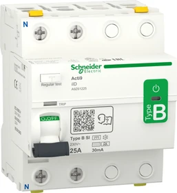 Schneider Electric Fehlerstrom-Schutzschalter Allstromsensitiv iID 2P 25A Typ B-SI 30mA
