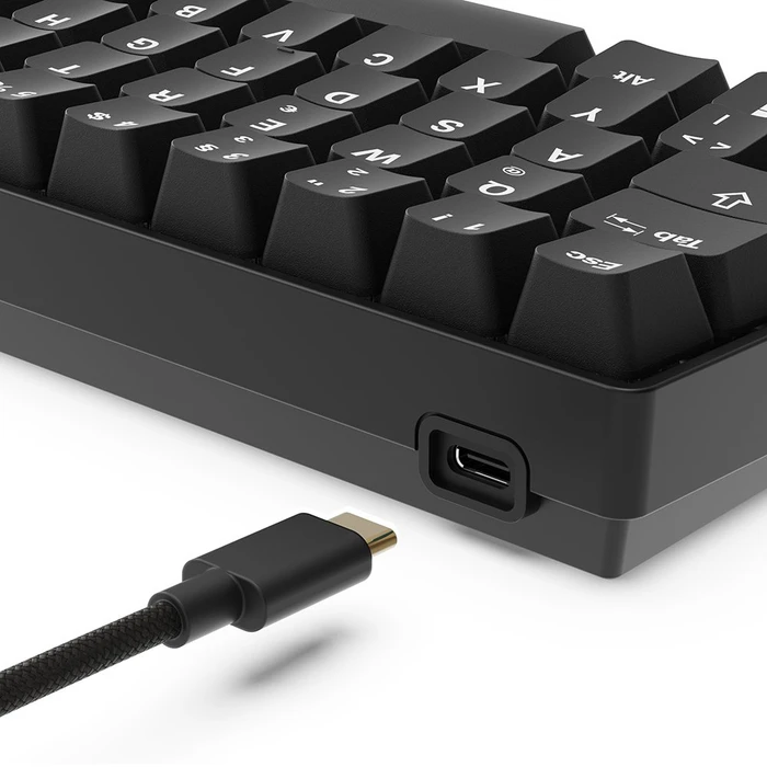 Sharkoon Skiller SGK50 S4 Gen2 PBT, Black, LEDs RGB, hot-swap, Gateron G Pro 3.0 YELLOW, USB, DE