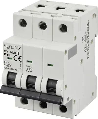 Sygonix Leitungsschutzschalter 3polig 16A 415 V/AC