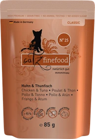 Catz finefood Classic No.25 Huhn und Thunfisch, 85g