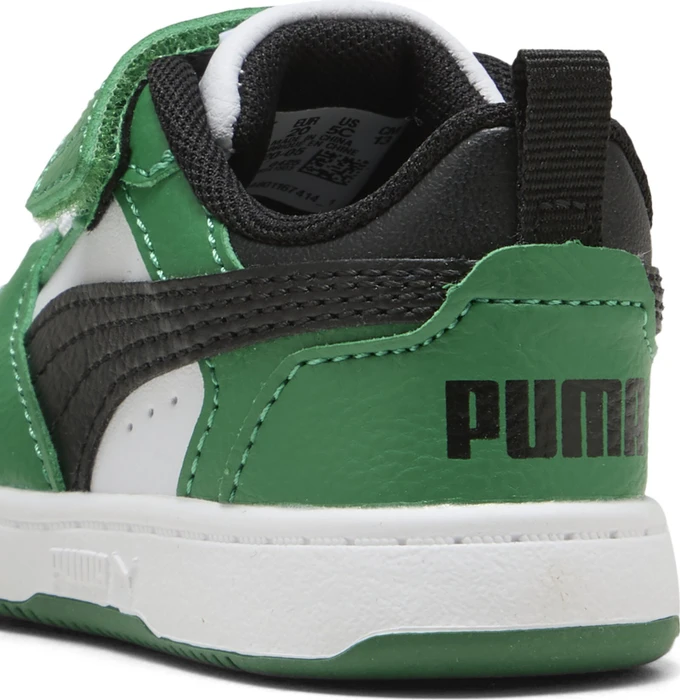 Puma Rebound V6 Lo puma white/puma black/archive green (Junior)