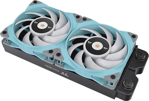 Thermaltake ToughFan 12 High Static Pressure Radiator Fan türkis, 120mm