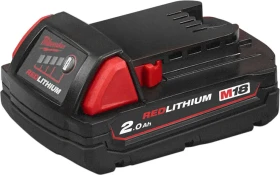 Milwaukee M18 B2 Werkzeug-Akku 18V, 2.0Ah, Li-Ionen [2.0Ah] [36Wh]