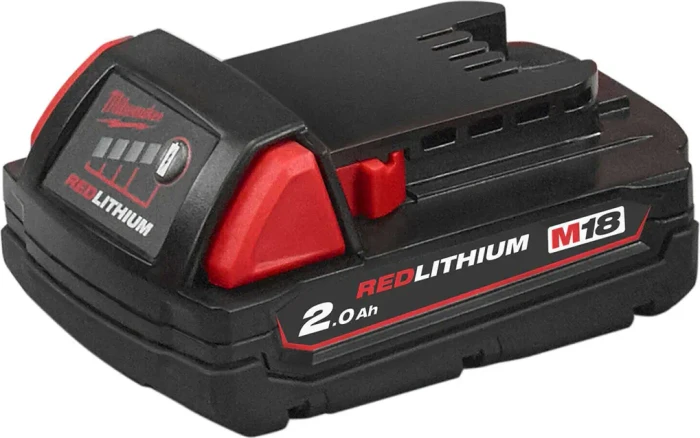 Milwaukee M18 B2 Werkzeug-Akku 18V, 2.0Ah, Li-Ionen [2.0Ah] [36Wh]