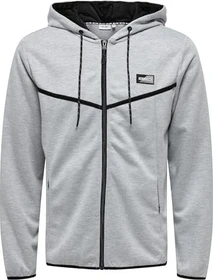 ONLY & SONS Liam Zip Hoodie light grey melange (Herren)