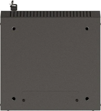 Lanberg WF11 Series 10" Rack Wandschrank 4HE, hängend, Flatpack, Glastür, IP20, RAL 9004, 300mm tief