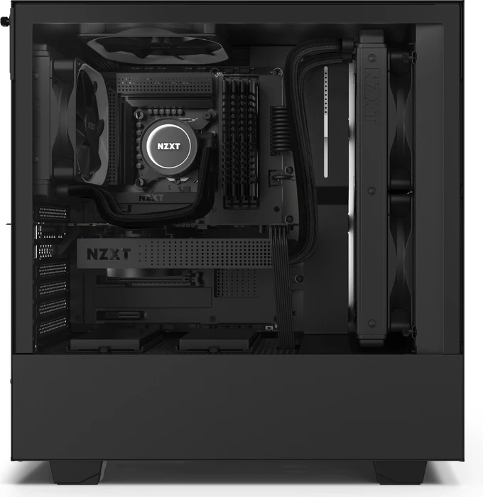 NZXT H510i, schwarz, Glasfenster