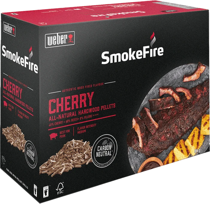 Weber SmokeFire Räucherpellets Kirschholz, 8kg