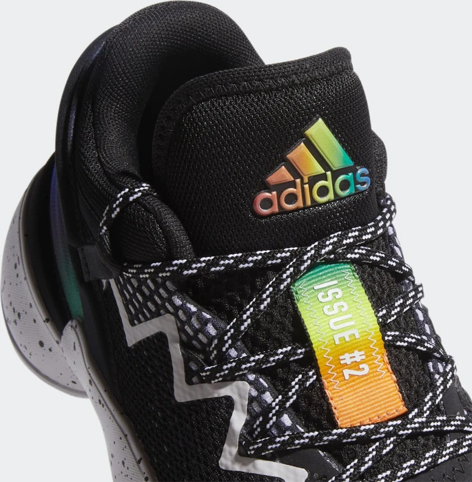 adidas D.O.N. Issue #2 core black/cloud white/solar red (Junior)