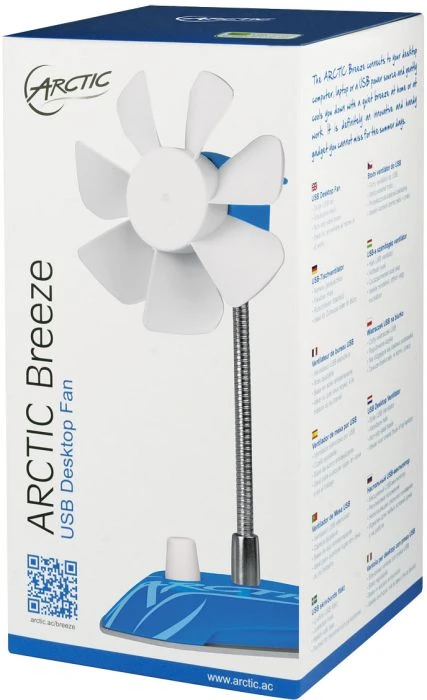 ARCTIC Breeze Color Tischventilator blau