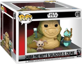 FunKo Pop! Moment - Star Wars Episode VI Die Rückkehr der Jedi-Ritter - Jabba the Hut & Salacious B. Crumb