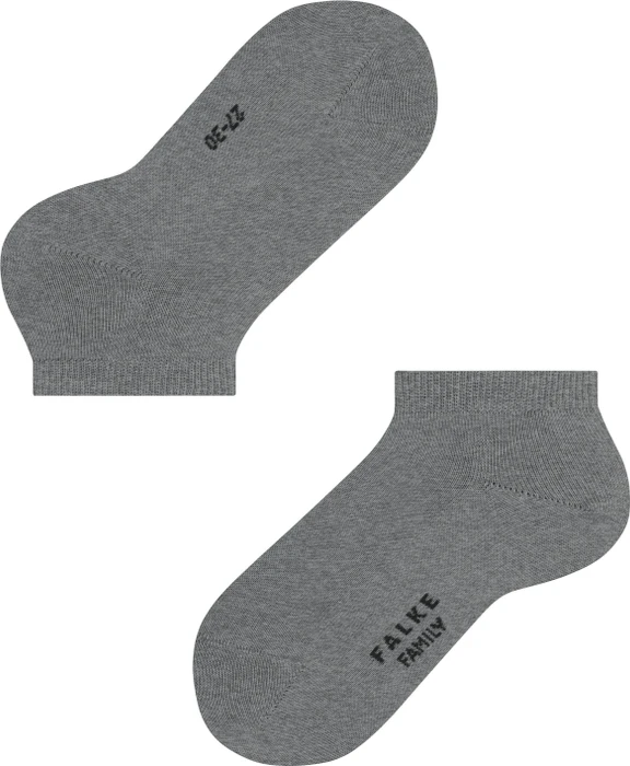 Falke Family Socken light greymel. (Junior)