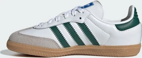 adidas Samba OG cloud white/collegiate green/gum (Junior)