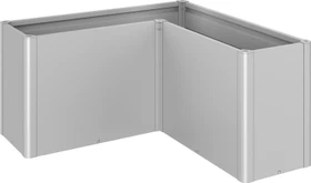 Biohort Pflanzbeet Belvedere L150Maxi Hochbeet 152x152cm silber-metallic