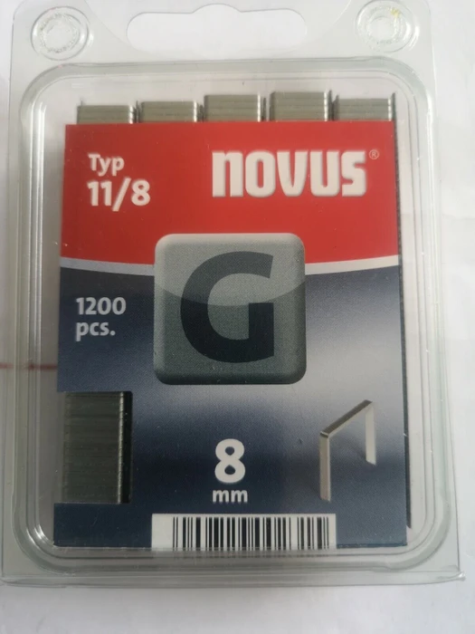 Novus Typ 11 Tacker-Klammern, 8x10.6mm, 1200 Stück