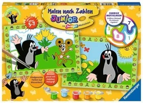 Ravensburger Malen nach Zahlen Junior Der kleine Maulwurf