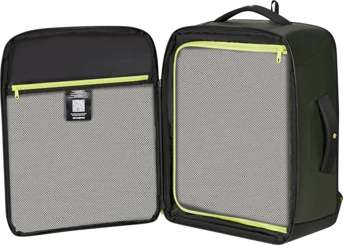 Samsonite Paradiver Light, Underseat Backpack M, Untersitz Handgepäck, Kabinentasche, Flugzeug Rucksack, 45cm, 33l, Jungle Green