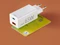 Hama Schnellladegerät GaN 1x USB-C PD 1x USB-A QC Mini-Ladegerät 65W weiß Vorschaubild