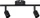 Paulmann Carolina Spot 2-flammig schwarz matt (66756)