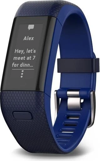 Garmin vivosmart HR+ Aktivitäts-Tracker blau