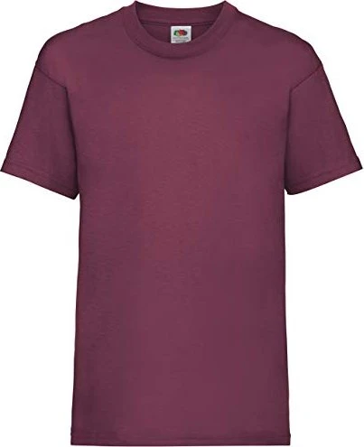 Fruit Of The Loom Valueweight T-Shirt kurzarm burgundy (Junior)