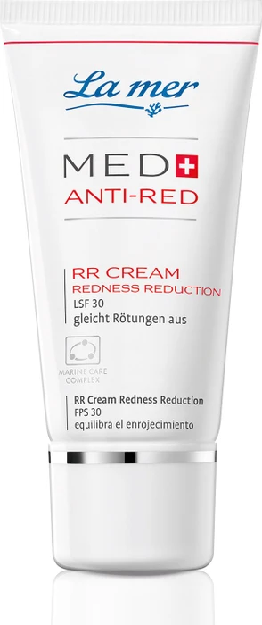 La Mer Med+ Anti-Red Redness Reduction Cream ohne Duft LSF30, 30ml