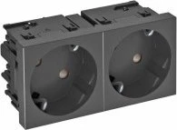 OBO Bettermann Connect 45 Steckdose Schutzkontakt 33° 2-fach