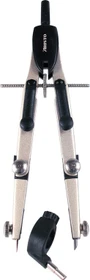 Aristo Studio Schnellverstellzirkel 2 Gelenke, Universaladapter, silber/schwarz, Klarsichtetui
