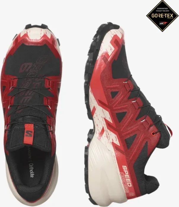 Salomon Speedcross 6 GTX black/red dalhia/poppy red (Herren)