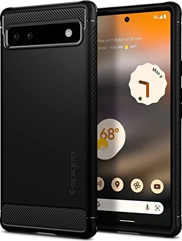 Spigen Rugged Armor für Google Pixel 6a Matte Black