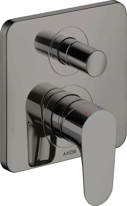 Hansgrohe Axor Citterio M Wannenmischerarmatur mit Sicherung polished black chrome
