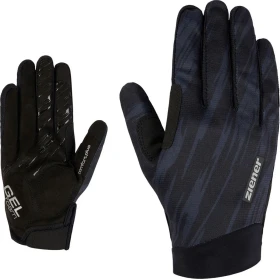 Ziener Crom Touch Long Fahrradhandschuhe schwarz