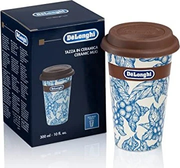 DeLonghi DLSC064 Doppelwandiger Keramik Isolierbecher 300ml juniper blue