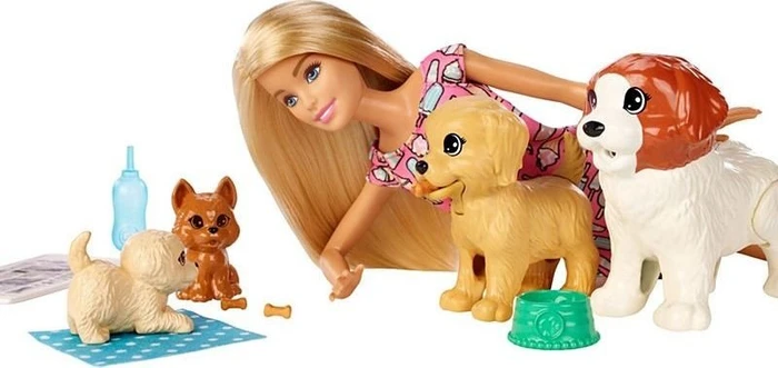 Mattel Barbie - Hundesitterin und Welpen