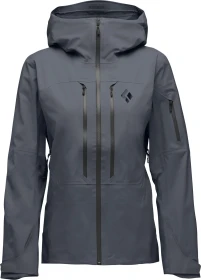 Black Diamond Recon LT Shell Skijacke carbon (Damen)