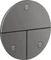 Hansgrohe Axor ShowerSelect ID rund Kontrollfeld Ventil für 3 Verbraucher polished black chrome Vorschaubild