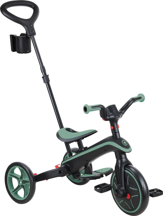Globber Explorer Trike Foldable 4in1 olive